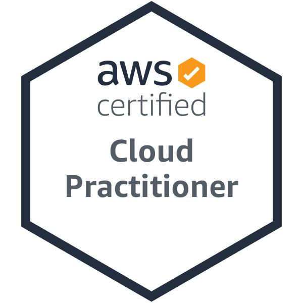 AWS Certified Cloud Practitioner badge