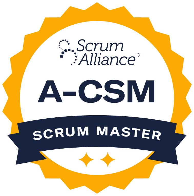Scrum Master Certification badge